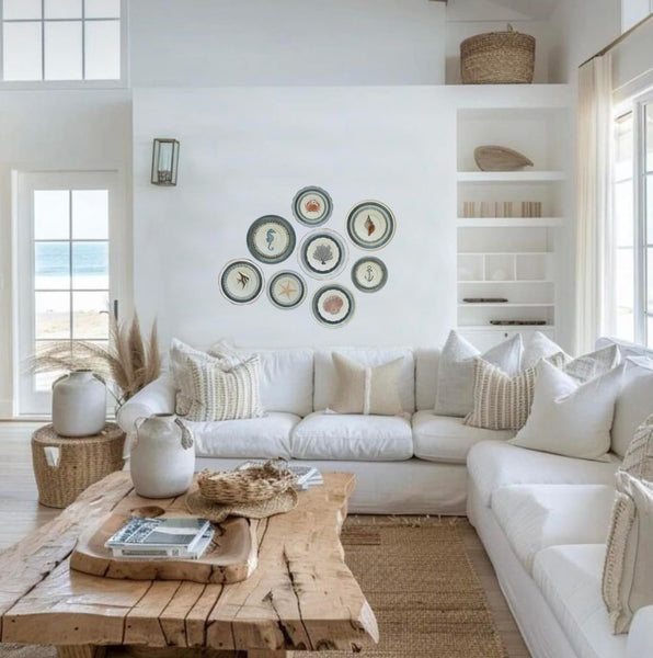 Mural de Platos Autoadhesivos PLAYA