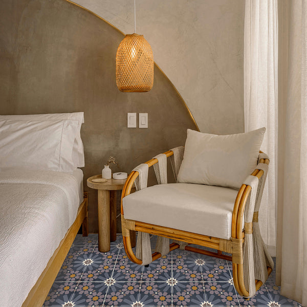 SEBU MALVA Baldosa de Vinilo Autoadhesiva 33x33cm