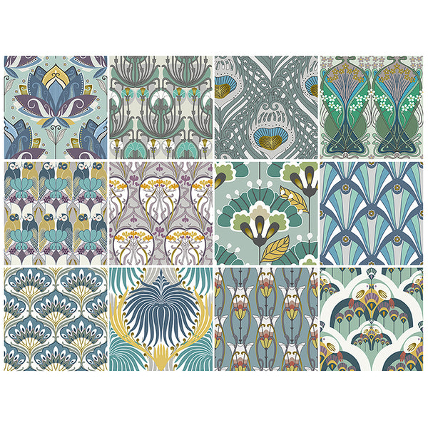 Azulejo de Vinilo Autoadhesivo 15x15cm Nouveau, Mix