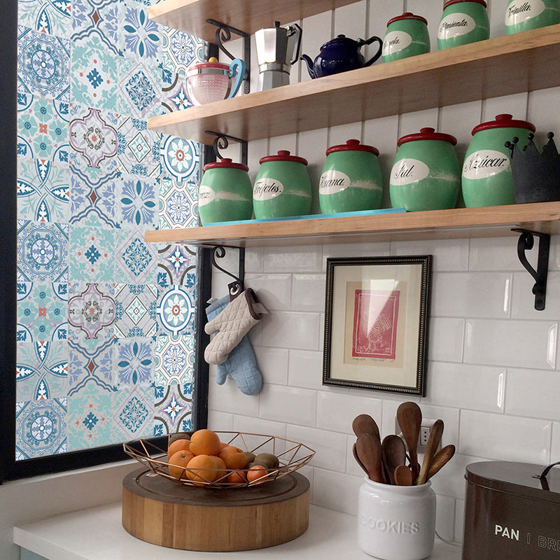 Transparencia de Vinilo Autoadhesiva 15x15cm Portugal, Mix