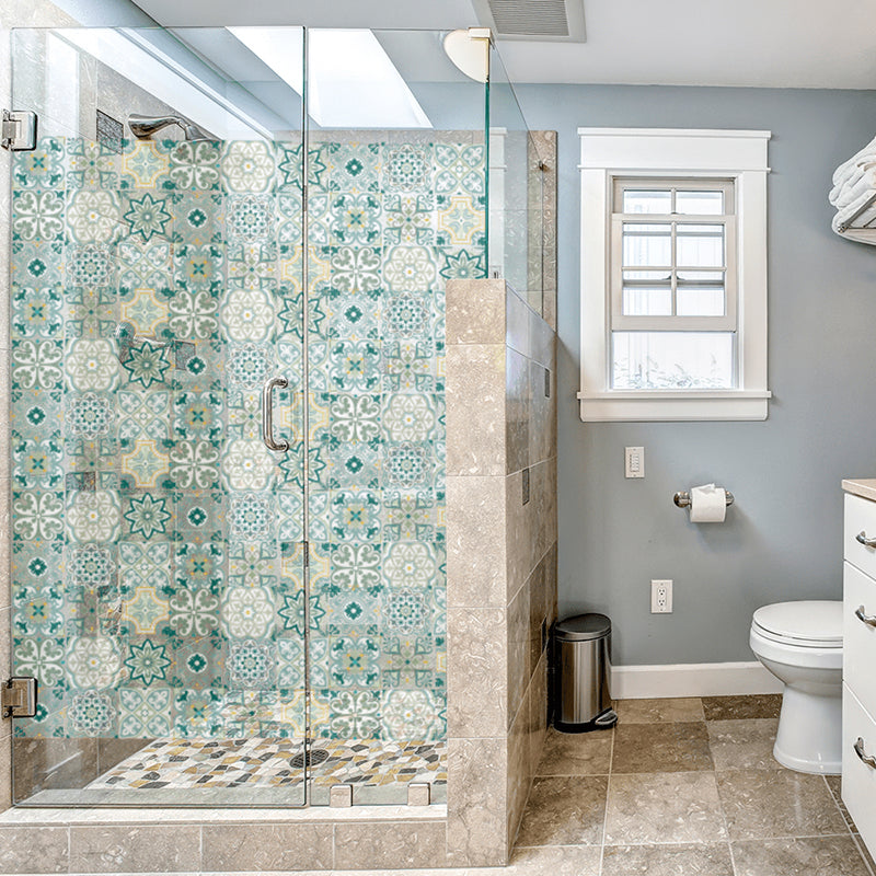 Transparencia de Vinilo Autoadhesiva 15x15cm Amazona, Mix