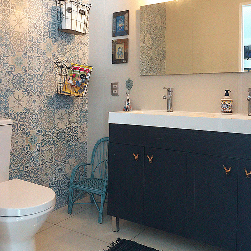 Transparencia de Vinilo Autoadhesiva 15x15cm Amazona, Mix