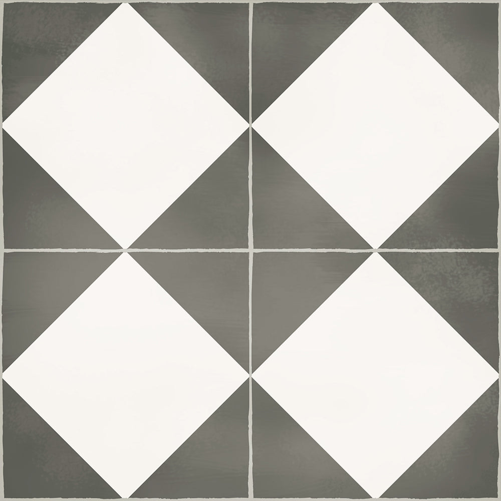 ROMBOS GRIS  Baldosa de Vinilo Autoadhesiva 33x33cm