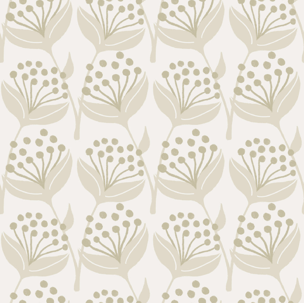 DIENTE DE LEON BEIGE Murales de Vinilo Autoadhesivos