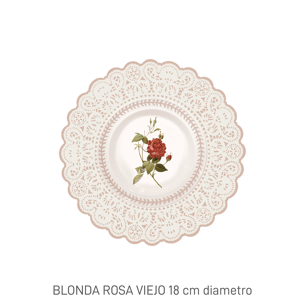 Mural de Platos Autoadhesivos BLONDA