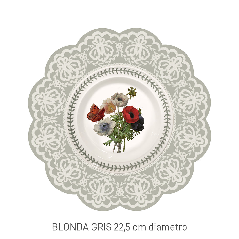 Mural de Platos Autoadhesivos BLONDA