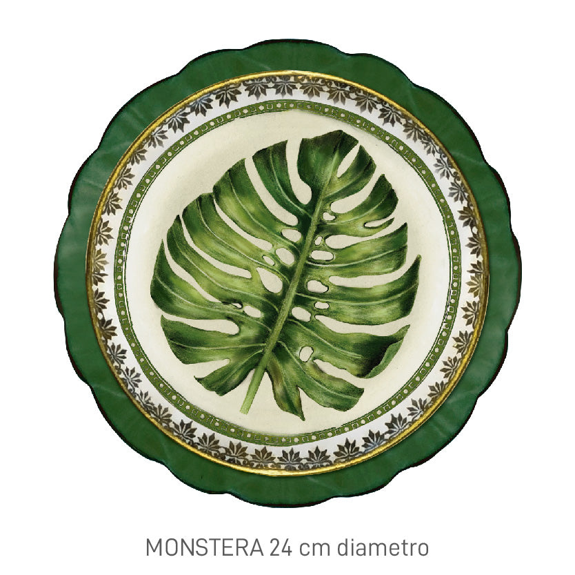 Plato Autoadhesivo MONSTERA