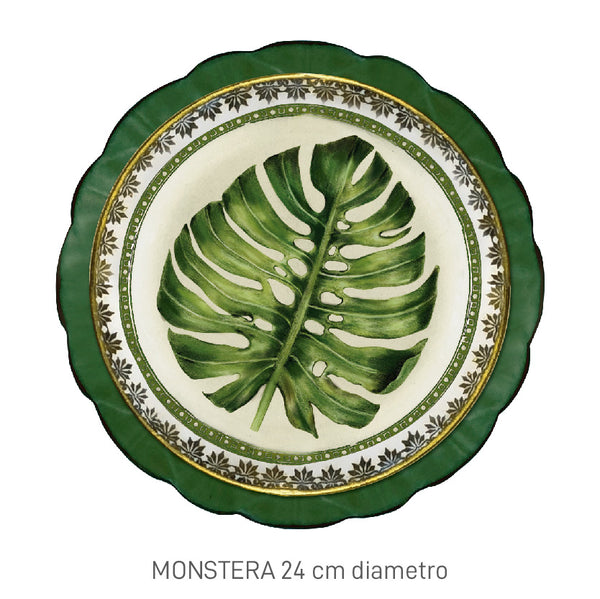 Plato Autoadhesivo MONSTERA