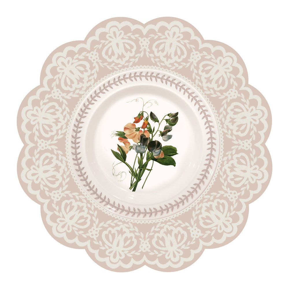 Plato Autoadhesivo BLONDA ROSA PALIDO