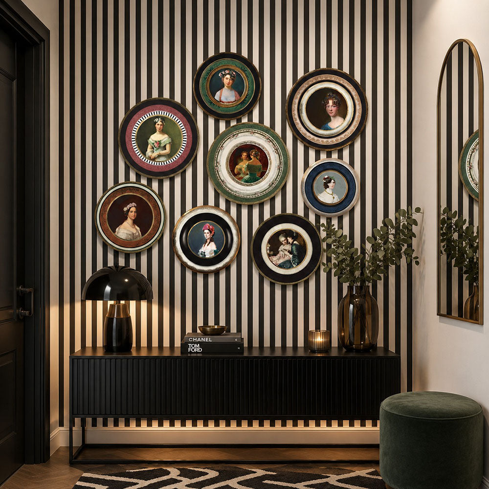 Mural de Platos Autoadhesivos MUJERES