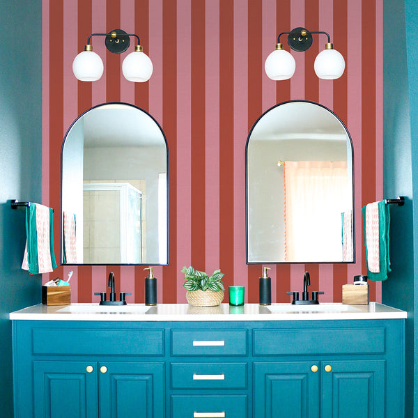 LINEAS ROJO ROSA Murales de Vinilo Autoadhesivos