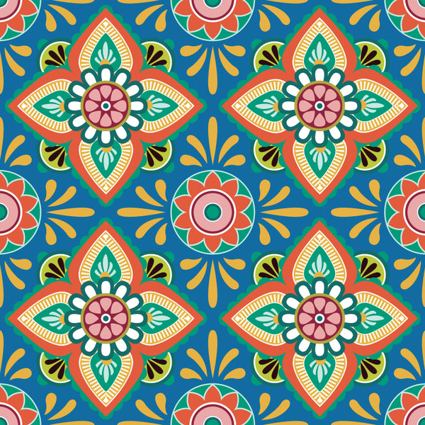 Azulejo de Vinilo Autoadhesivo 15x15cm INDIA, IND08