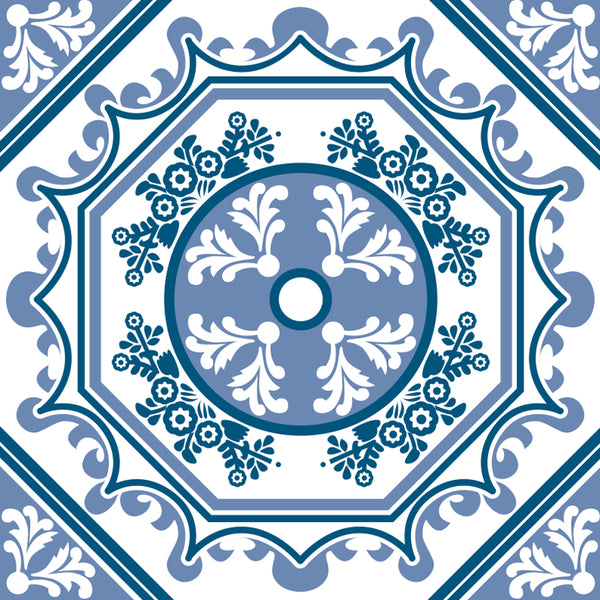 Azulejo de Vinilo Autoadhesivo 15x15cm LISBOA, LIS04
