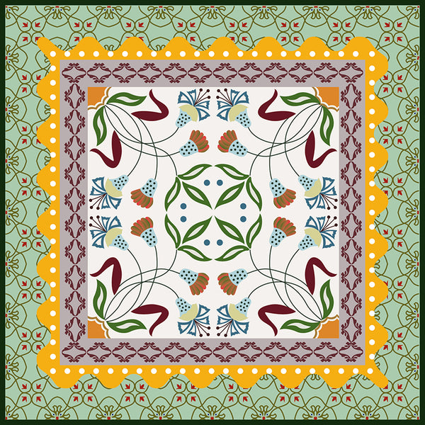 Azulejo de Vinilo Autoadhesivo 15x15cm Ofelia, OFE01