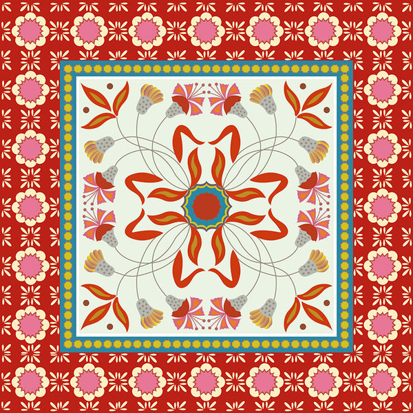 Azulejo de Vinilo Autoadhesivo 15x15cm Ofelia, OFE12
